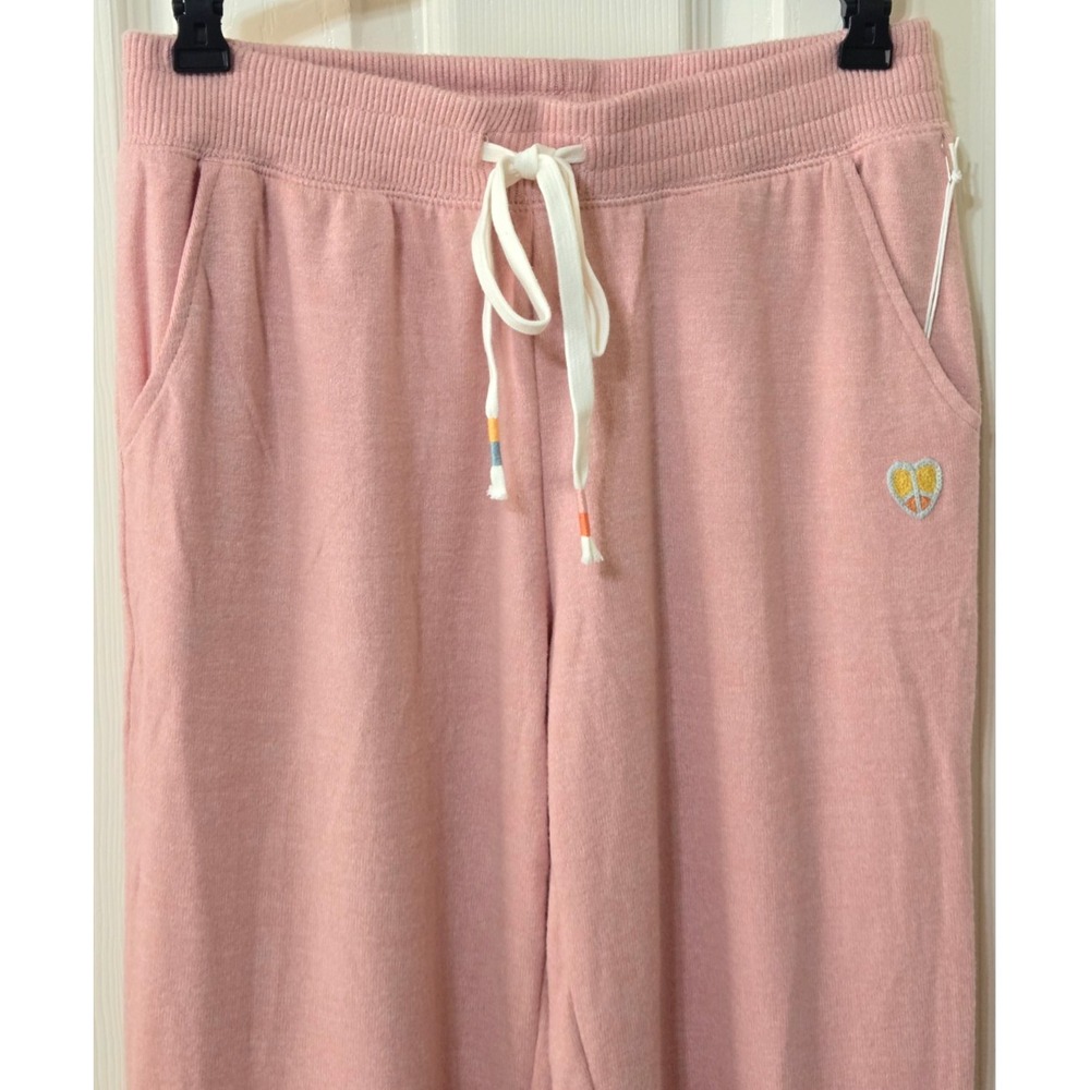 PJ Salvage Sunshine on Mind Long Sleeve Pajama Set Women's XS Rosewood NWT - Picture 8 of 16